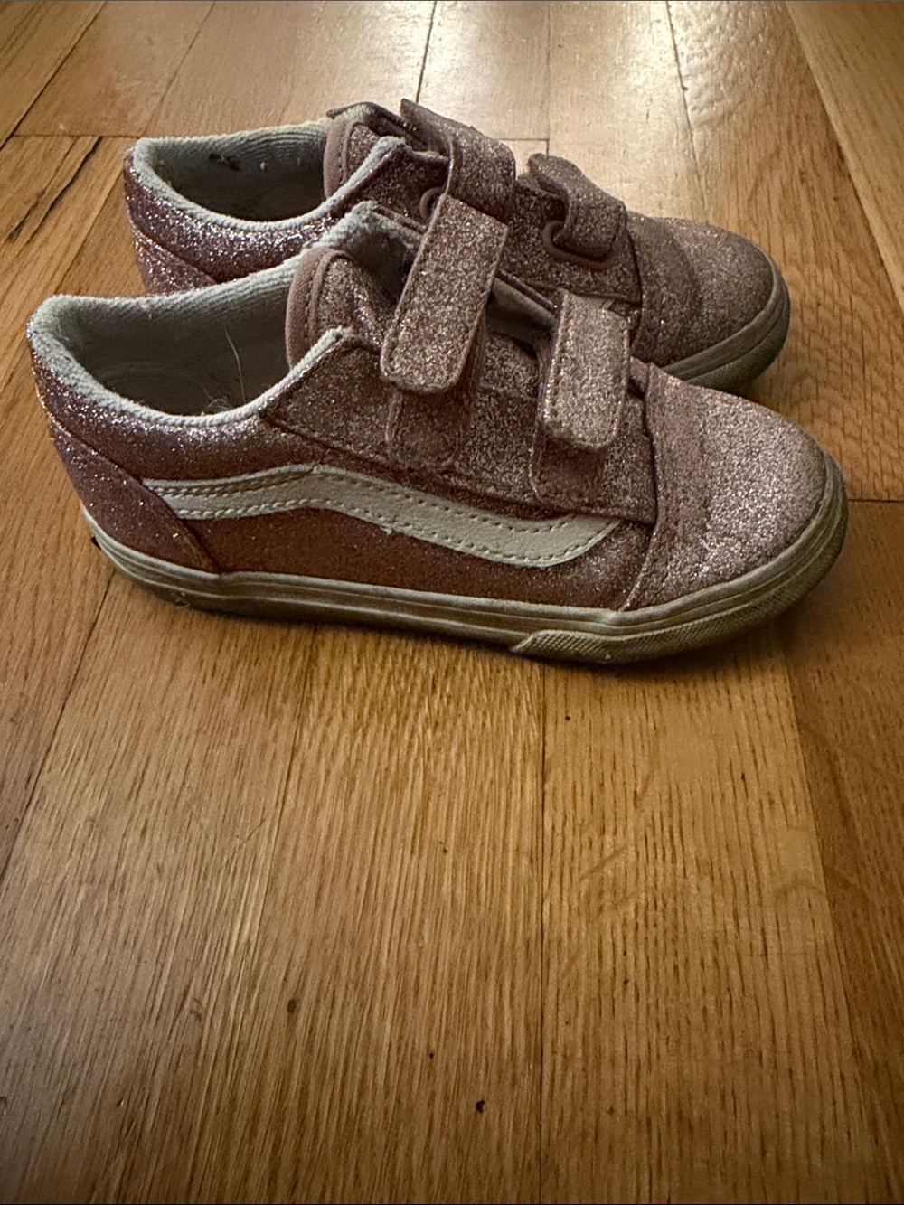 Vans Kids Glitter Low-Top Sneakers, toddler 10